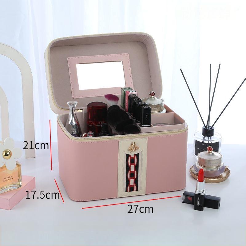 Cosmetic Bag Large-capacity Portable Multi-functional Cosmetic Box Home Desktop Multi-layer Cosmetic Storage Box