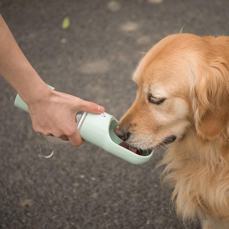 Dog Going Out Water Bottle Portable Water Cup Pet Accompanying Cup Dog Drinking Water Feeder