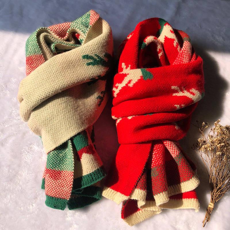 Christmas Gift Cute Christmas Tree Scarf  for Women Girls Casual Shawl Blanket Scarf Scarves