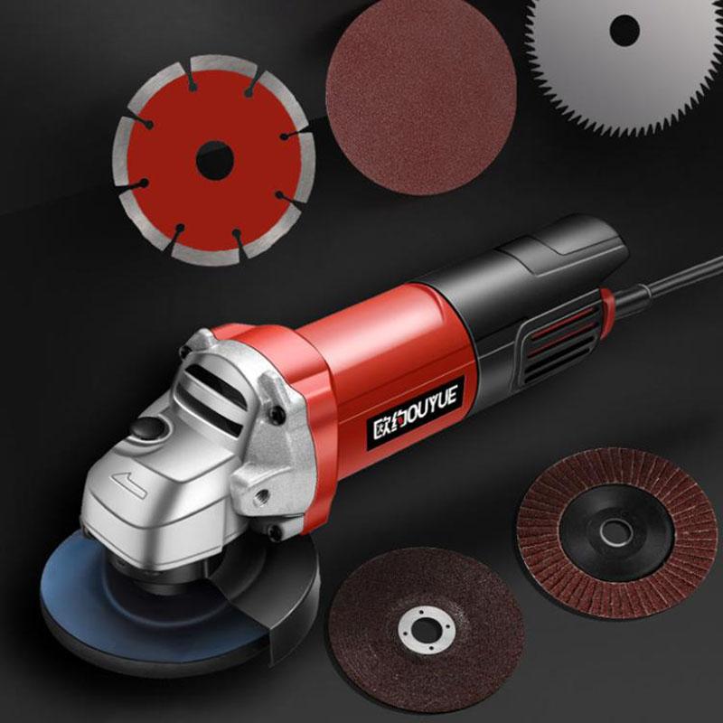 2380W 4m line Industrial Angle Grinder Wired Cutting Machine Multi-function Polisher Handheld Power Tools