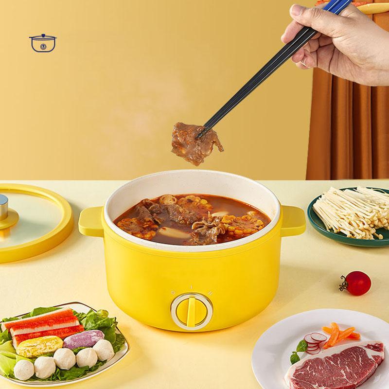 Electric Cooker Dormitory Electric Cooker Multifunctional Household Electric Frying Noodles Small Electric Cooker Non-stick Pot