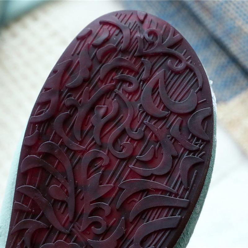 Chinese Style Popular Embroidery Ancient Town Costume Hanfu Shoes Cotton and Linen Canvas Shoes Round Toe Flat Heel Soft Sole