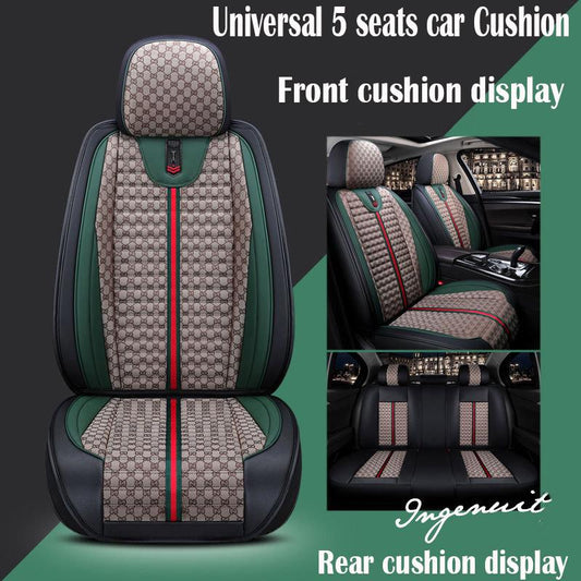 5 set Auto Seat Cushion 5 seats Universal car seat cover Waterproof Car Seat Cover Universal Leather