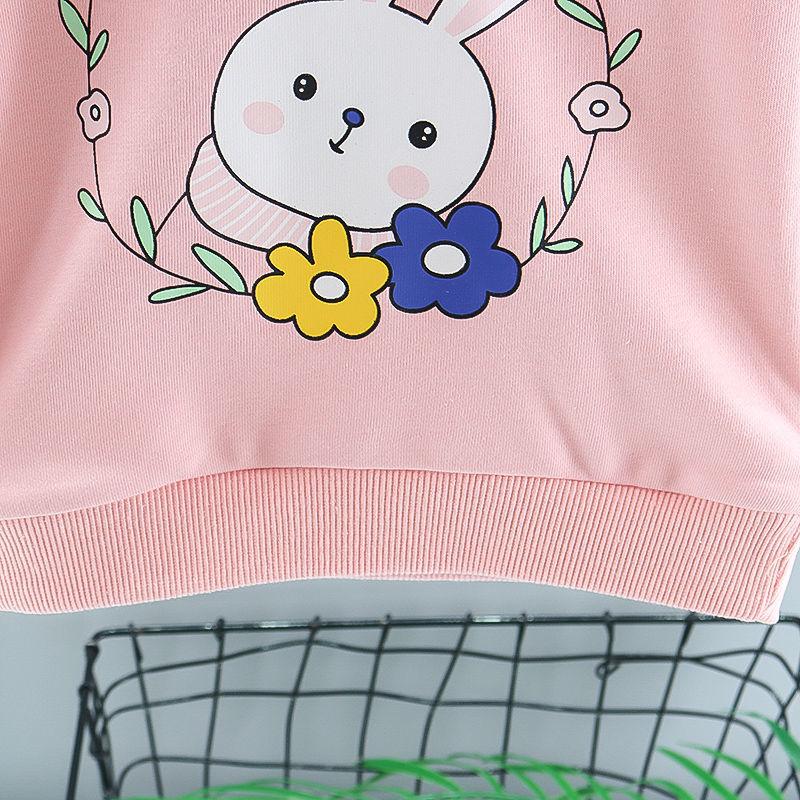 Female Baby Set Spring and Autumn Children Casual Children's Wear Sweater Pants Two-piece Set