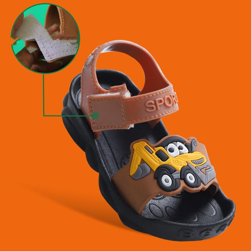 2021 Summer Boys Sandals Kid Sandals Children Shoes Cut-outs Rubber School Shoes Breathable Open Toe Casual Boy Sandal