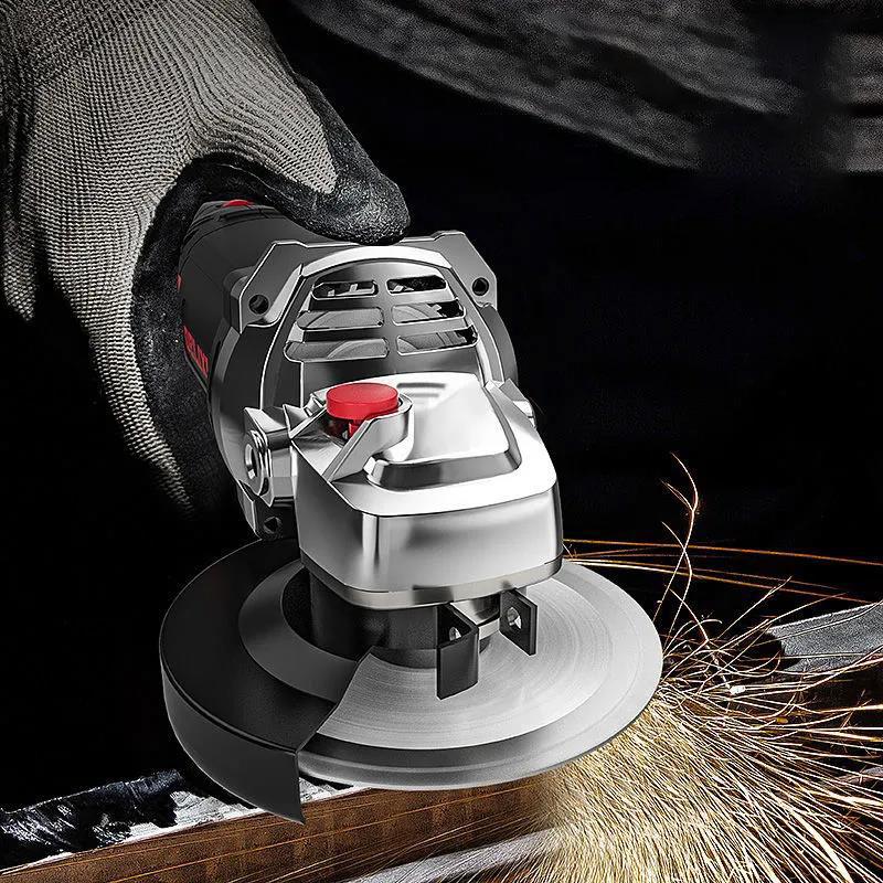 2980W 6-speed Powerful Angle Grinder Set Handheld Electric Grinder Wired Polishing Machine Cutter