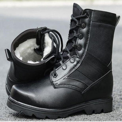 Men Tactical Military Boots Waterproof Desert Combat Army Work Shoes Mens Ankle Boot Plus Size 36-46