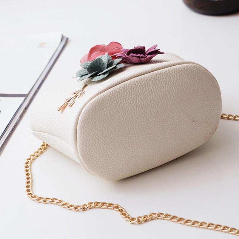 Fashion Women Shoulder bags PU Leather Stereo Flowers Bag luxury handbags women bags designer High Q