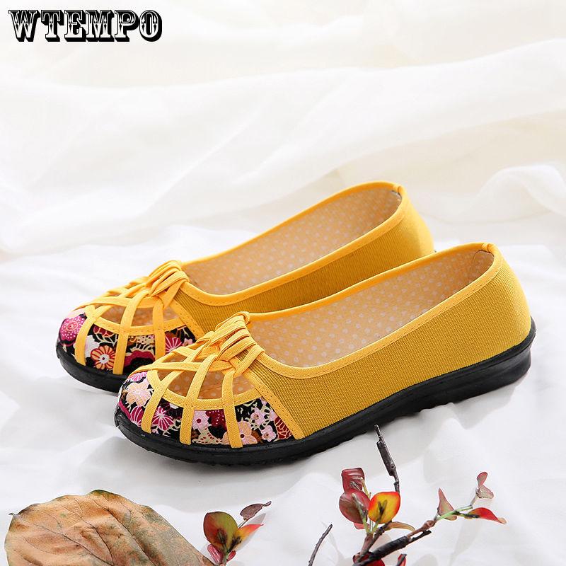 Pair of Women Shoes Women Flats Breathable Casual Slippers Soft Sandals