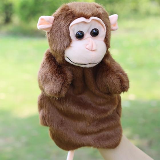 Lovely Delicate Baby Child Little Animal Glove Puppet Finger Sack Plush Toy Parent Child Interactive Glove Doll