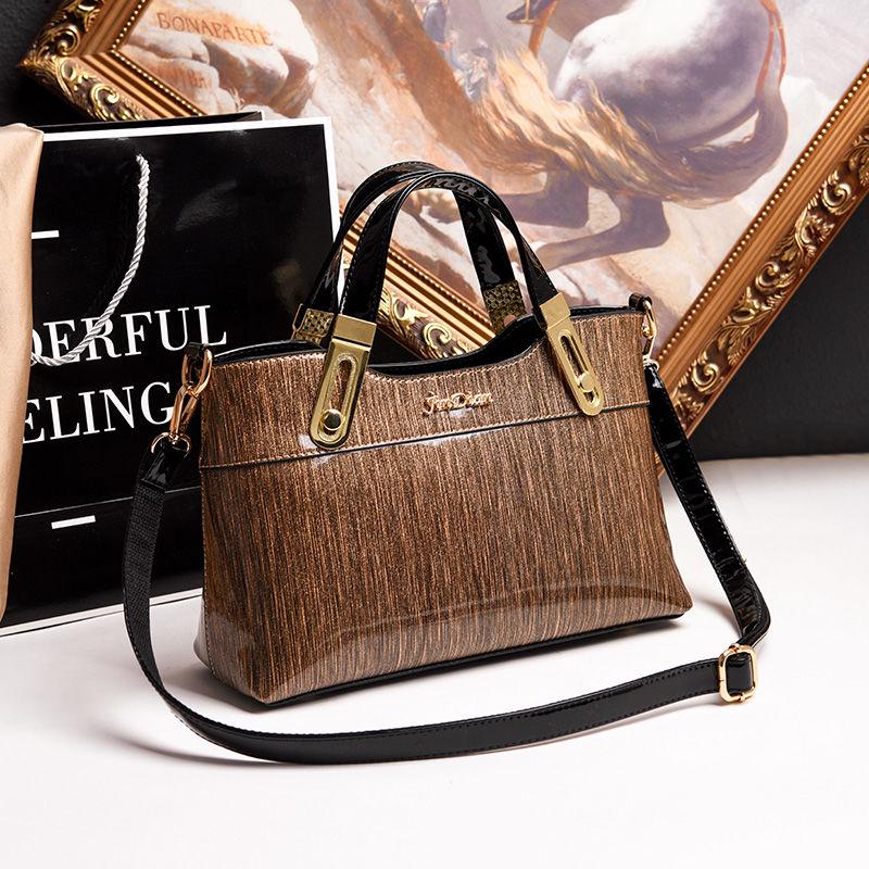 Bright Patent Leather Women Bags Ladies Luxury Handbags Casual Shoulder Messenger Bags Tote Bag