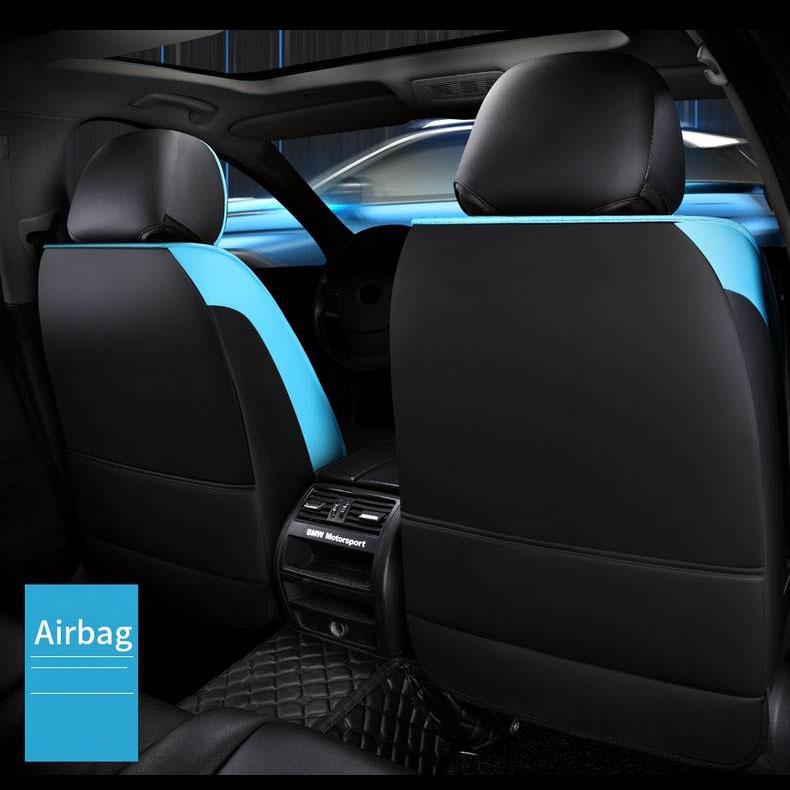 Leather 7 set Auto Seat Cushion 5 seats Universal car seat cover Waterproof Car Seat Cover Universal