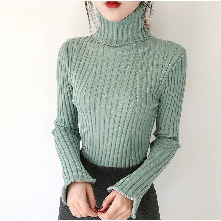 Knit Women Sweater Tops Femme Autumn Women Long Sleeve Pullover Female Basic Sweaters Women Tops