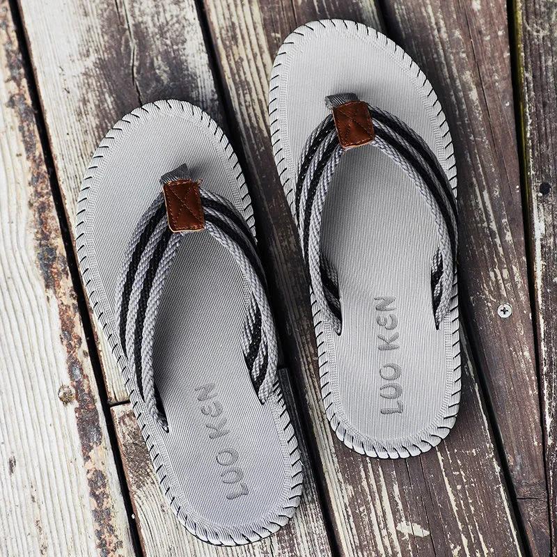 Summer Men's Slippers High Quality Beach Sandals Non-slip Casual Shoes Slippers