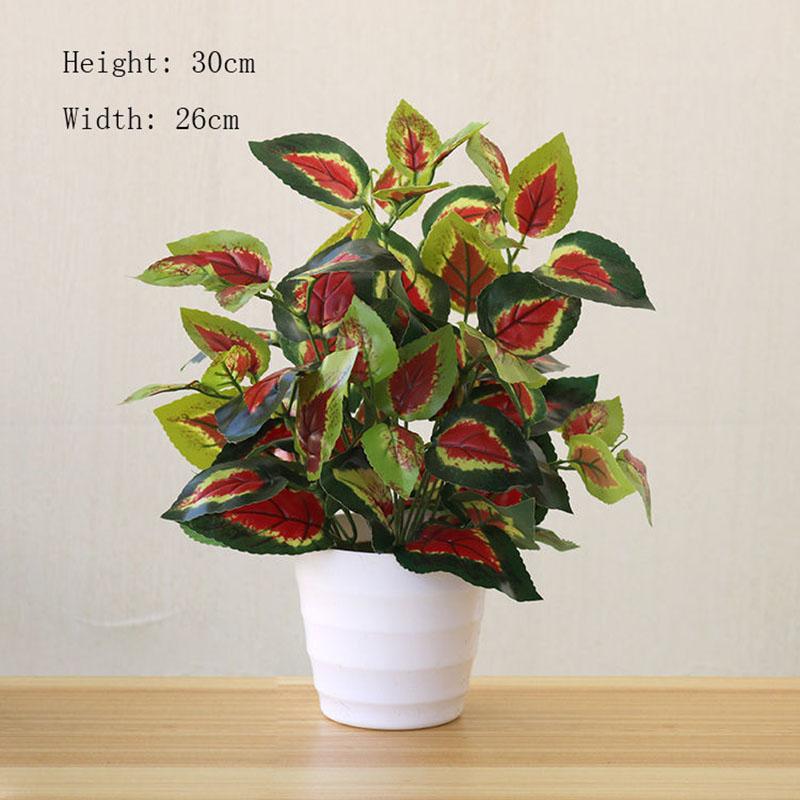 Fake Green Plants Artificial Flower Plants Ornaments Green Radish Potted Anthurium Living Room Bedroom Hotel Club Plastic Furnishings