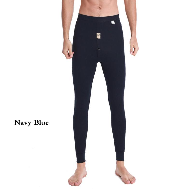 Men Winter Thermal Underwear Autumn Clothes Tight Pants Thicken Windproof Comfortable Soft Lining High Elasticity Wearable Spring Pajamas Sweatpants