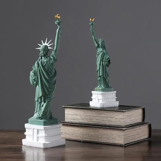 American Vintage Statue of Liberty Statue Crafts Creative Home Living Room Office Cabinet Decorations Ornaments