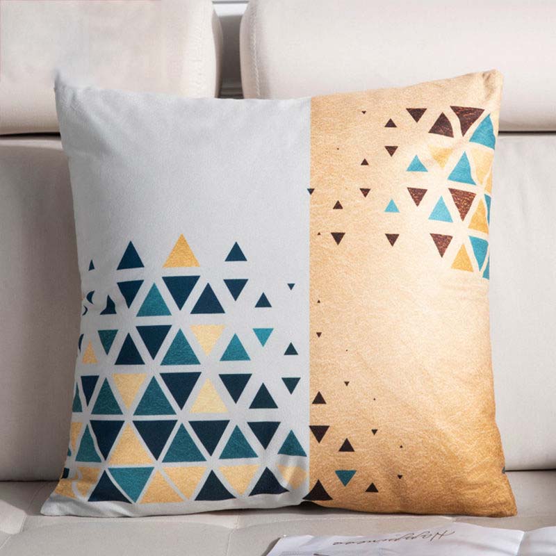 Pillow Nordic Cartoon Printing Cushion Hugging Pillow Case with Core Living Room Sofa Cushion Model Room Cushion