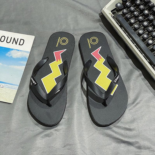 Flip-flops Summer Slippers Men's Flip-flops Non-slip Indoor and Outdoor Casual Men's Beach Sandals