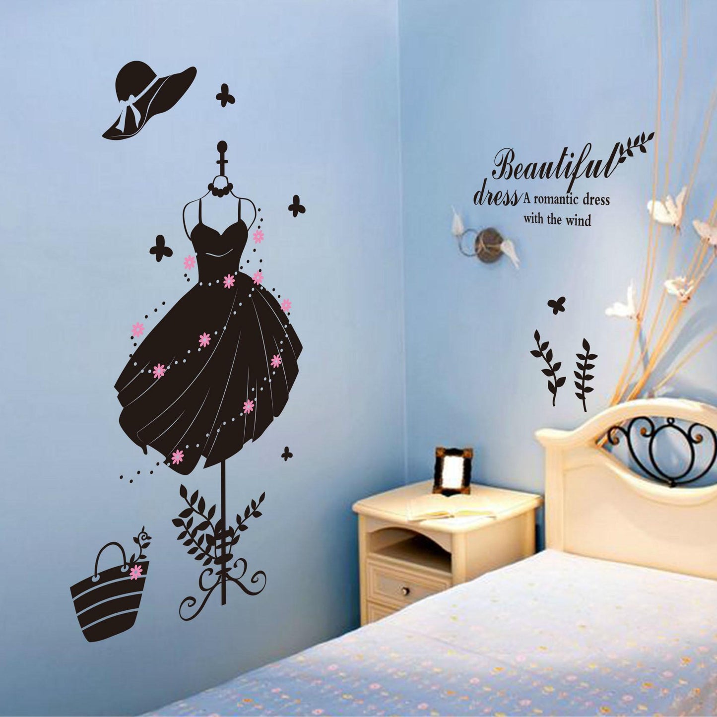 Creative European and American special monochrome stickers Home decoration stickers wall stickers