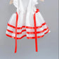 Girls Skirts Girls Baby Embroidered Bow Dresses Children Sweet Princess Skirts Girls Puff Skirts Round Neck Sleeveless