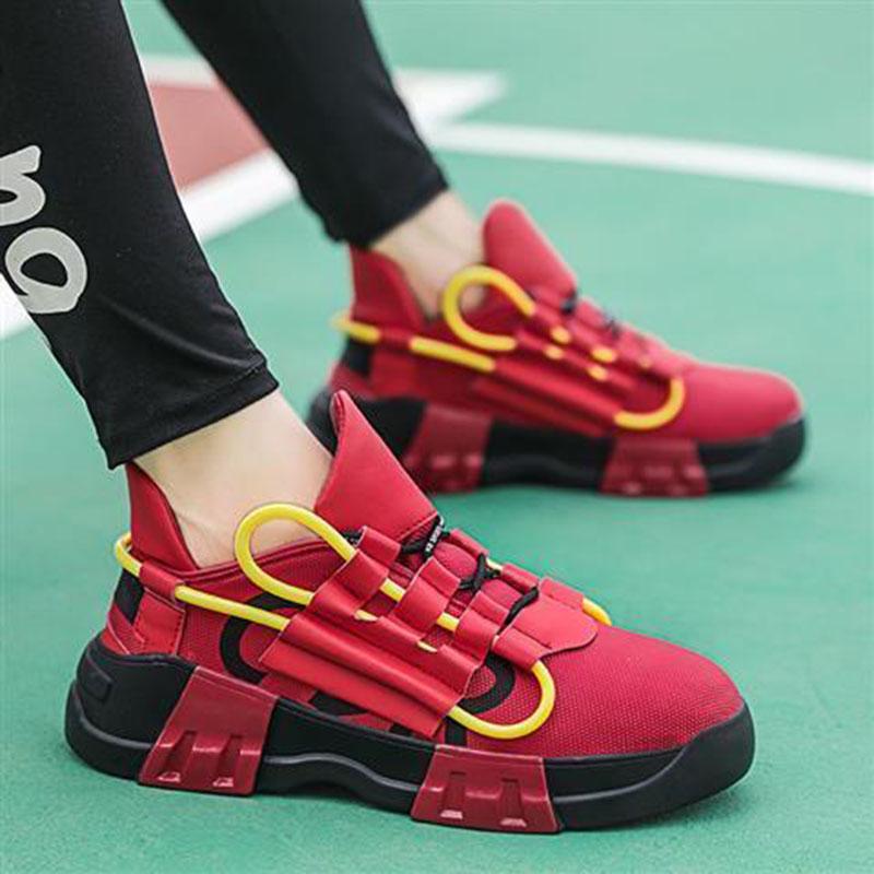 Plus Size 39-44 Men Mesh Sneakers Low-top Running Sports Basketball Shoes Non-slip Comfortable Deodorant Sports Shoes