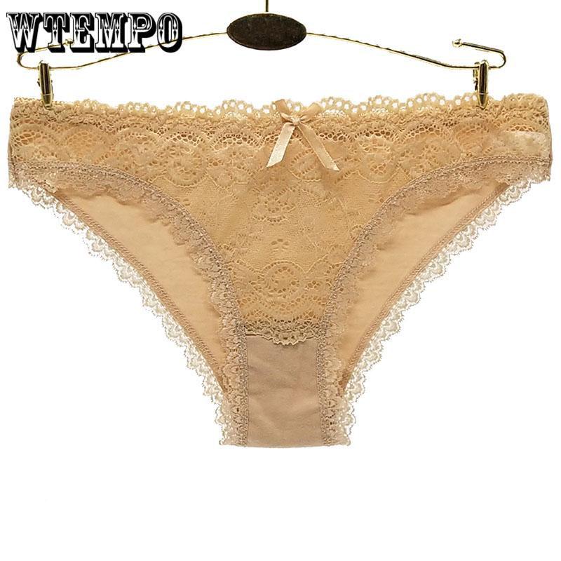 WTEMPO 6 Pcs/Lot  Women Seamless Underwear Sexy Lace Lady Underwear Woman Panties