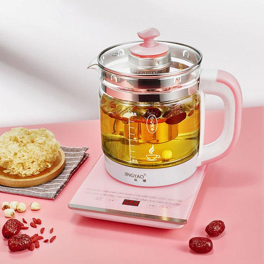 Fully Automatic Office Flower Tea Maker Household Small Electric Kettle Multifunctional Heat Preservation and Health Glass Teapot