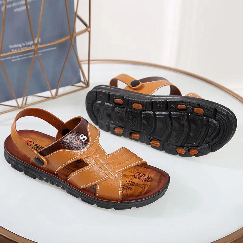 Beach Sandals Summer Dual-use Sandals and Slippers Men's Beach Shoes Korean Version Breathable Sandals Waterproof Sandals and Slippers