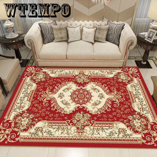 Palace wind  Geometric Printed Carpets For Living Room  Anti-slip Carpet Kids Bedroom