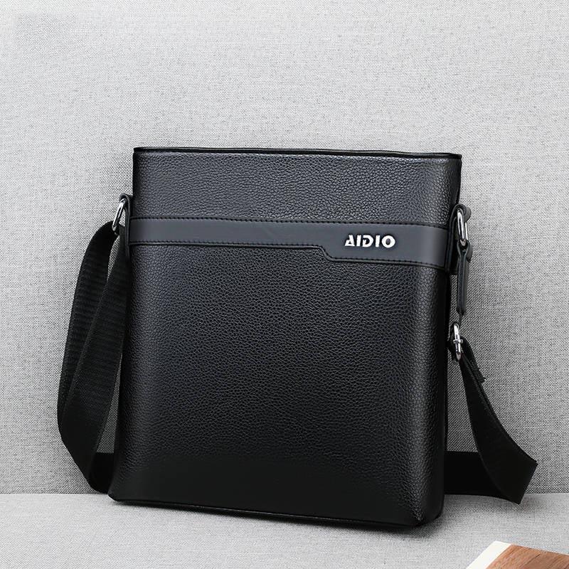 Men's Genuine Leather Briefcase Bag Men Shoulder Bag Computer Top-handle Bags Crossbody Laptop