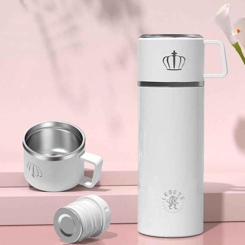 316 Stainless Steel Vacuum Flask with Lid Drinking Cup Male and Female Water Bottle Large-capacity Vacuum Flask Insulation Cup