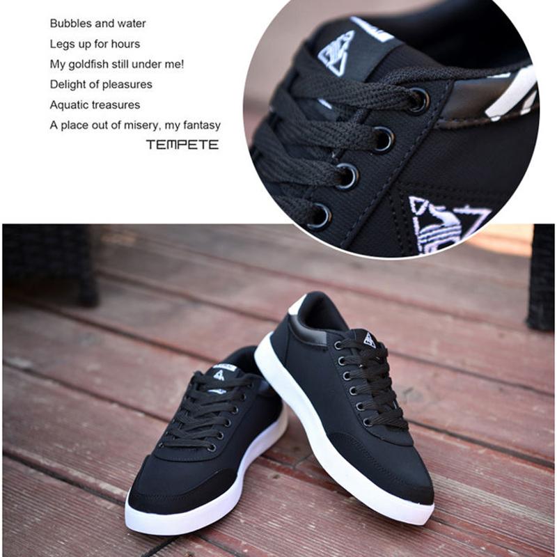 Men's Canvas Shoes Men's Shoes Korean Style Trendy Student Canvas Shoes Fashionable and Comfortable Sneakers