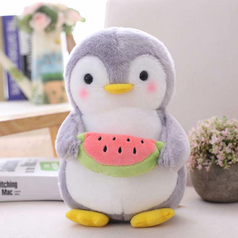 Lovely Little Penguin Doll Soft Plush Cute Toy Fruit Penguin Doll Kids Sleep Plush Doll Children's Birthday Gift