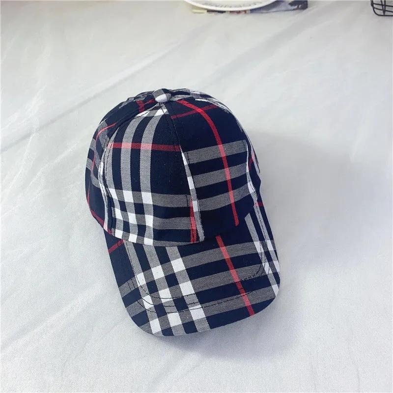 1-5Y Kids Classic Plaid Cap Spring and Autumn Thin Peaked Cap Girls Outdoor Sun Protective Hat Boys Casual Baseball Cap Children Summer Sports Hat