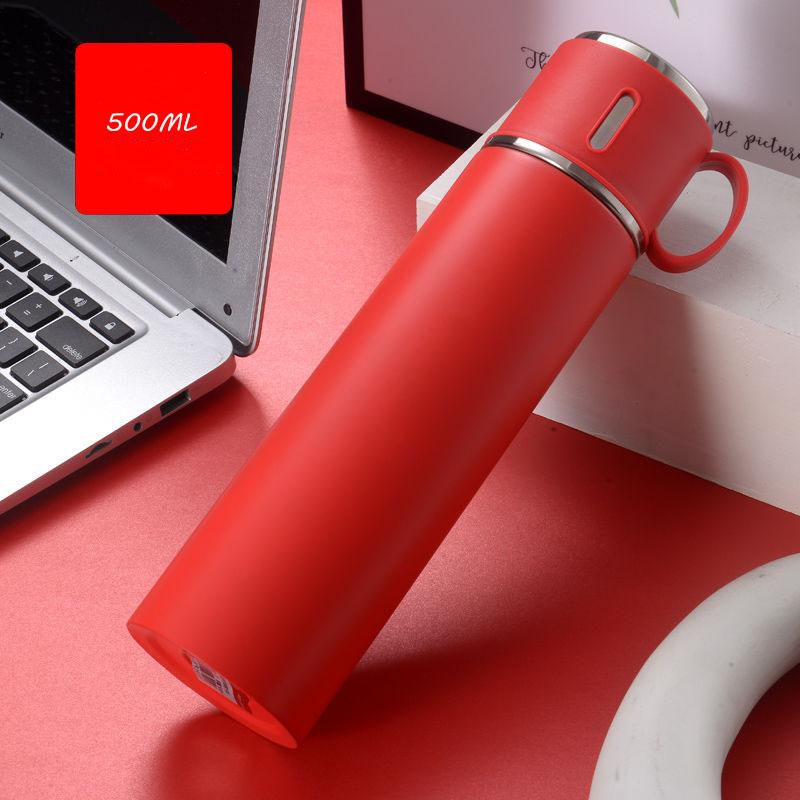 Thermos Cup Water Cup Simple Handle Cover All-steel Vacuum Flask Men and Women Business Office Car Portable Cup