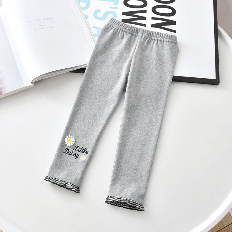 Girls' Leggings Spring and Autumn Children's Pants Trousers Outer Wear Tights Stretch Pants Casual Pants