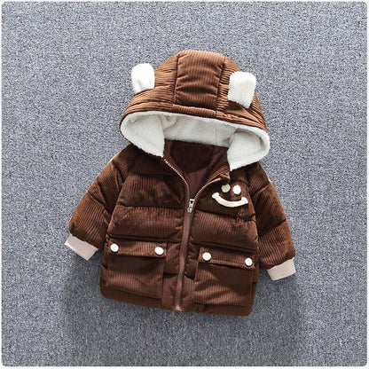 Baby Girls Boys Jacket Winter Jacket for Kids Warm Hooded Outerwear Coat Children Clothes