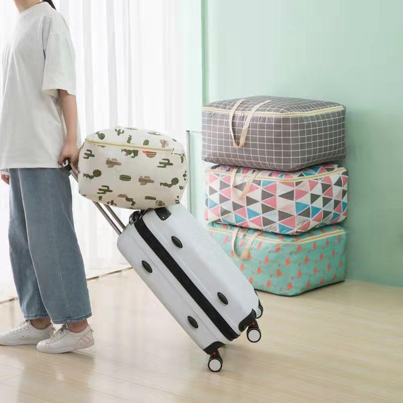 Clothes Storage Bag Clothes Blanket Quilt Closet Storage Bag Oxford Cloth Storage Bag Student Clothing Sorting Bag Portable Moving Packing Luggage Bag