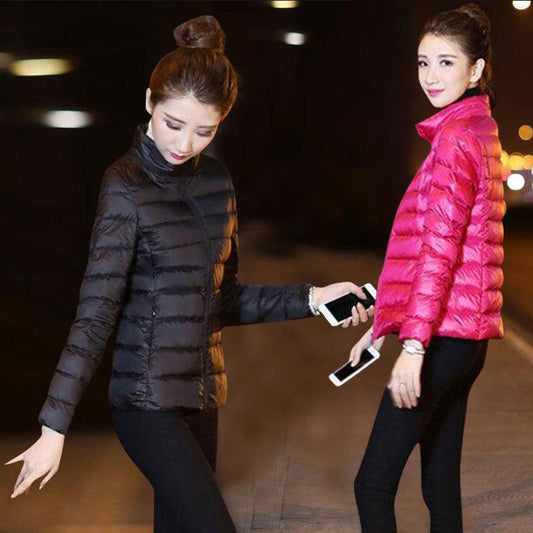 Winter Women's Jacket coat Simple Women Parkas Warm Winter Women's Coat Biological-Down Parkas