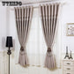 Shading Bedroom Curtain Stitching Velvet Simple Modern Embroidery European Curtain