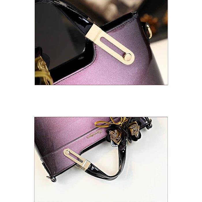 Luxury Women Leather Handbags Crossbody Bag High Quality Patent Leather Ladies Shoulder Bag Tote