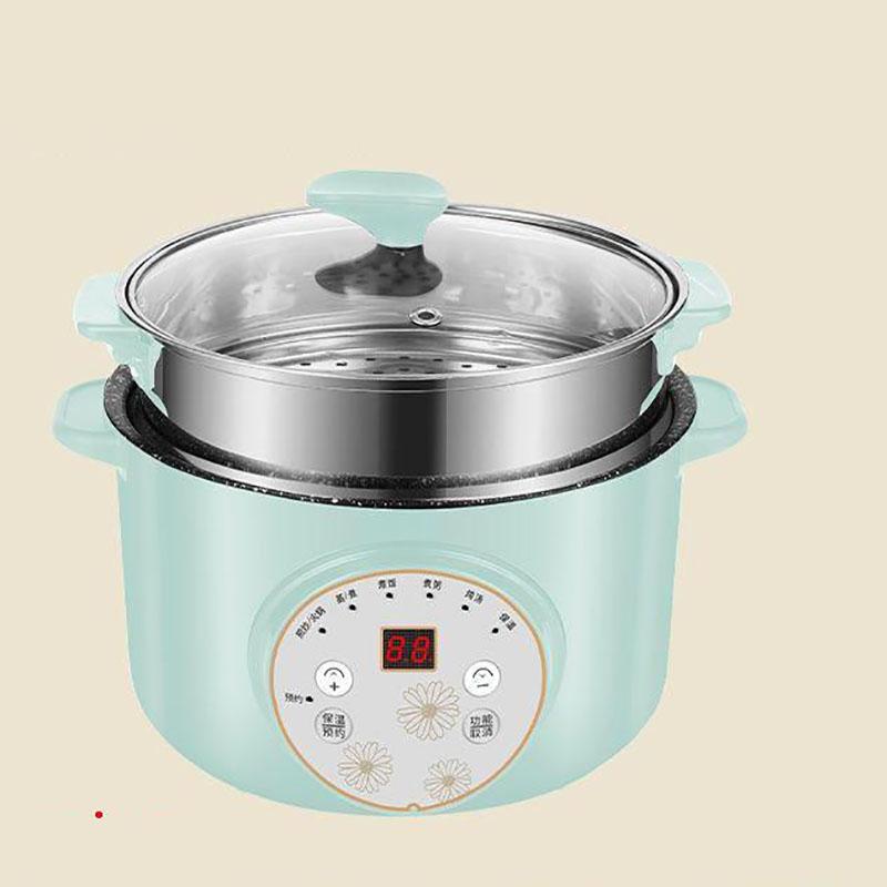 Electric Skillet Non-stick Pan Multi-function Electric Frying Steaming Pot Household Rice Cooking Pot Dormitory Small Electric Pot