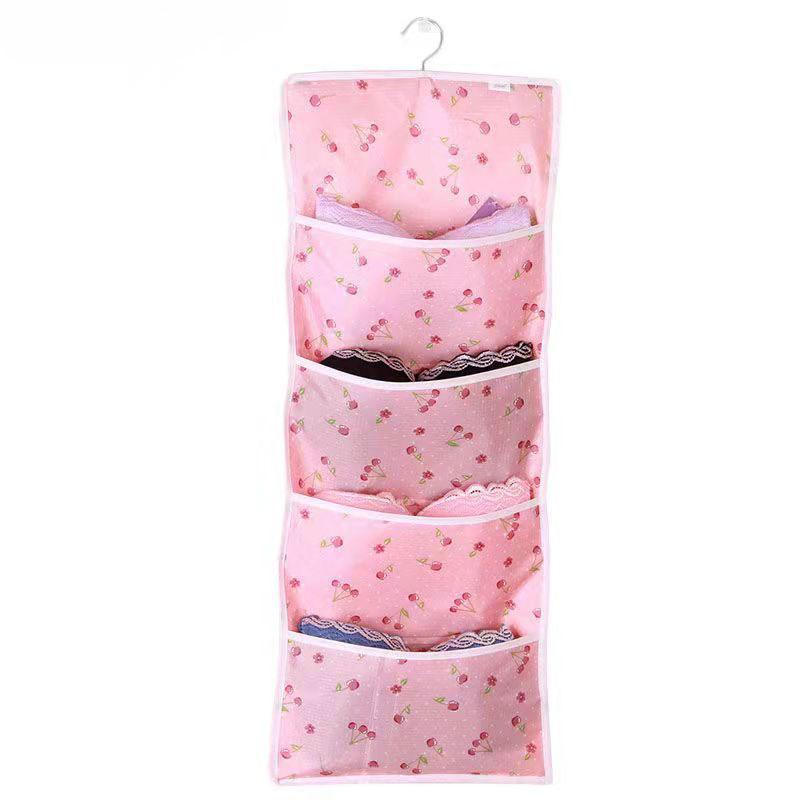 Underwear Storage Hanging Bag Clothing Panties Socks Storage Bag Dormitory Door Hanging Bag Wardrobe Closet Storage Hanging Bag