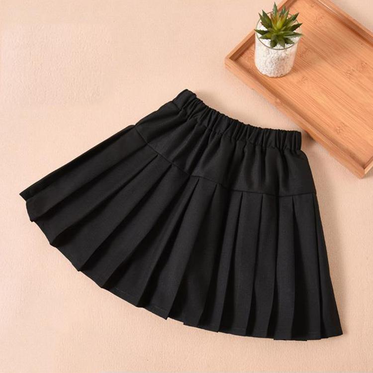 Girls' Pleated Skirt Korean High Waist Skirt Spring and Summer School Uniform Skirt Children's Performance Skirt