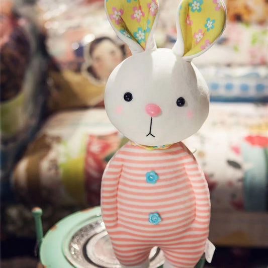 Lovely Rabbit Comforting Toy Sleeping Doll Pillow Soft Kids Plush Toy Cute Children's Birthday Gift