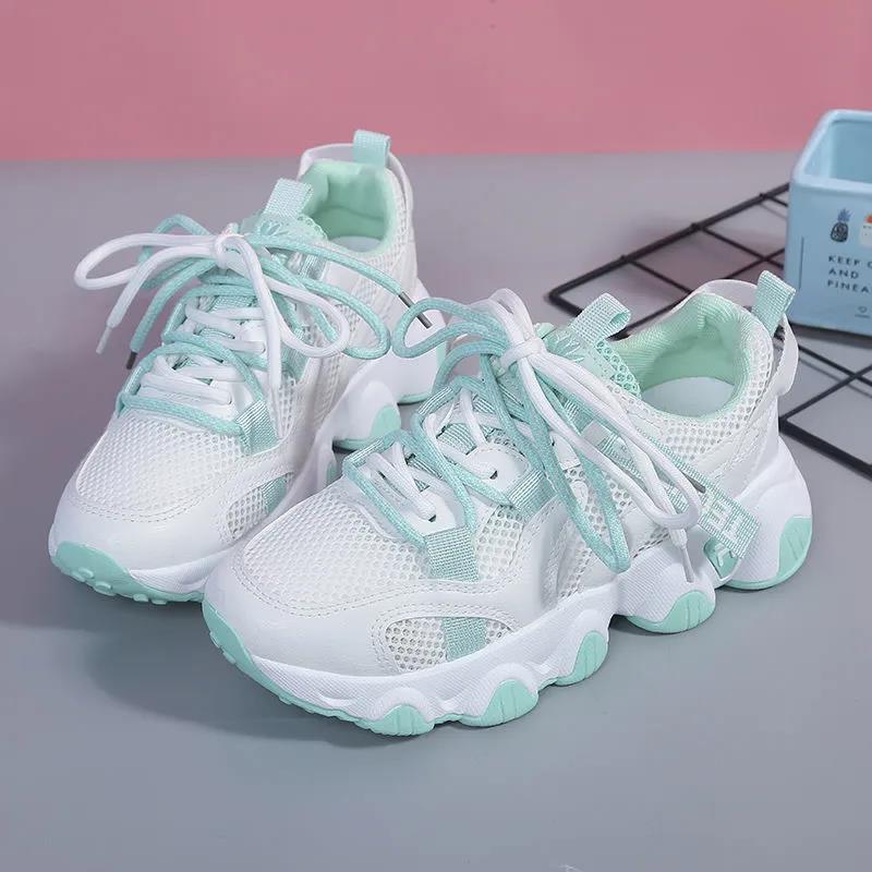 Spring and Summer All-match Lightweight Ladies Mesh Breathable Dad Shoes Sports Casual Women's Shoes