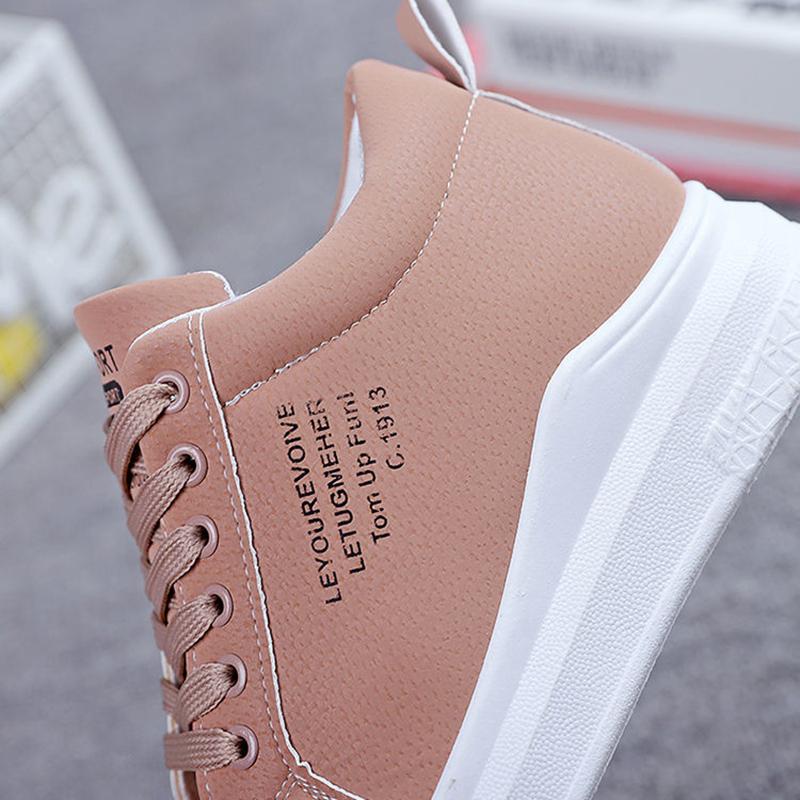 All-match Women's Clearance Sneakers Fashion Harajuku Style Student Casual Thick Sole Shoes