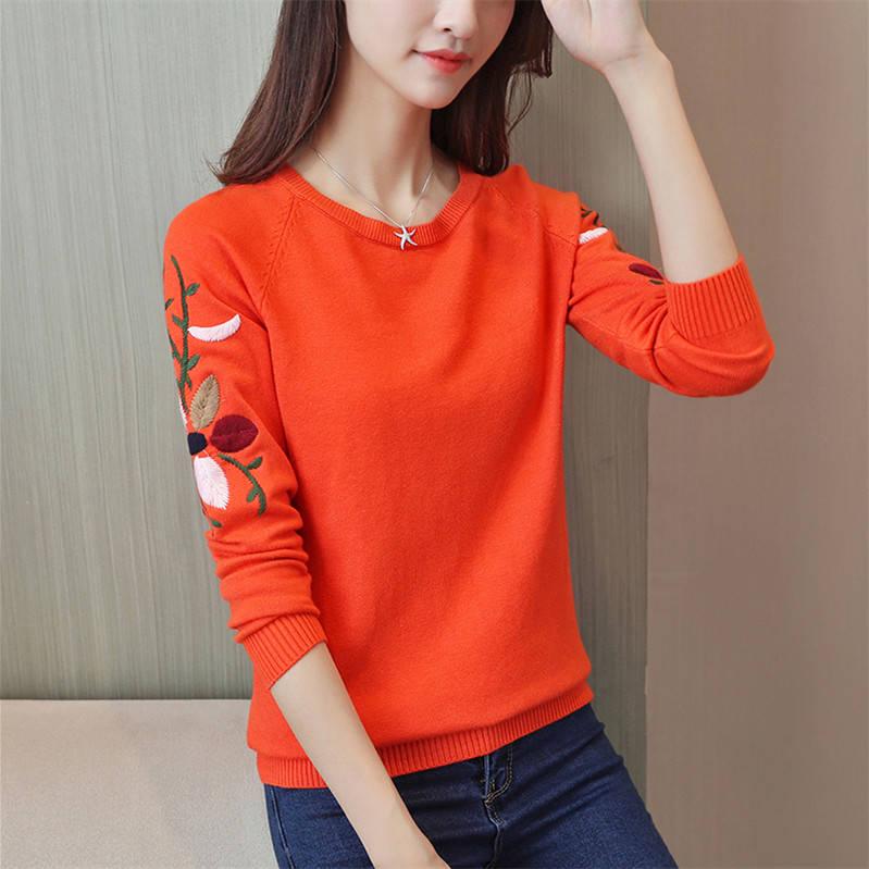 2019 Autumn Winter Sweater Pullover Women Female Knitted Sweater Slim Long Sleeve Badycon Sweater