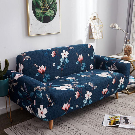 Stretch Polyester Sofa Furniture Cover European Art Print Cloth Machine Washable Sofa Cover